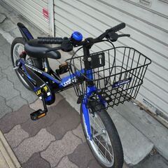 LA.Voltage[LAボルテージ]16吋 キッズサイクル(補助輪なし)ブルー/ブラックの画像
