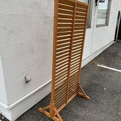 美品 木製パーテーション 幅90cm 高さ180cm ガーデニング 店舗 業務用 事務所 目隠しパネル 仕切りボードの画像