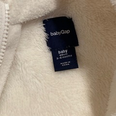 babyGap 60cmくま耳ジャンプスーツの画像