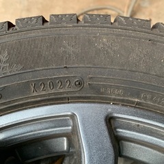 スタッドレスタイヤ アルミホイル付き4本 エヌボックスに使用の画像