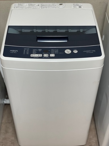 送料・設置込み可　洗濯機　4.5kg AQUA 2018年【分解クリーニング済み】