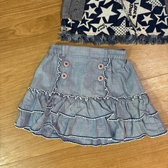 女の子　130cm スカート　セットの画像