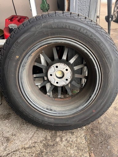 215/65R16 ダンロップSJ8+  スタッドレスホイールセット　PCD112 アウディ、フォルクスワーゲン用
