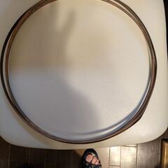 寿司桶　35.5㎝Φ 枠の金物が外れてます。早めの引取希望(年内)の画像