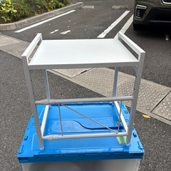 BACKYARD FAMILY レンジラック台 23x23 収納・家具の画像