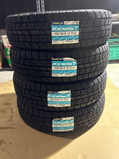 155/65R14  グッドイヤー　ICENAVI スタッドレスタイヤ　軽自動車