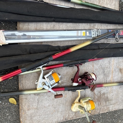 釣り竿とリール