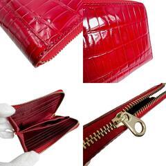 クロコダイル KS-606 コインケース ルビー  CROCODILE HENG LONGの画像