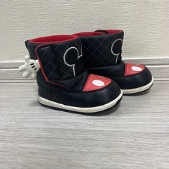 タグ付きミッキーのスノーブーツ　15cmの画像