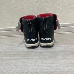 タグ付きミッキーのスノーブーツ　15cmの画像