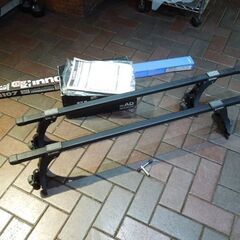 INNO キャリアベース ルーフキャリア 107cm ベーシックバー IN-AD 取付金具セット 札幌市 東区 新道東店の画像