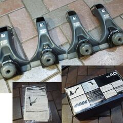 INNO キャリアベース ルーフキャリア 107cm ベーシックバー IN-AD 取付金具セット 札幌市 東区 新道東店の画像