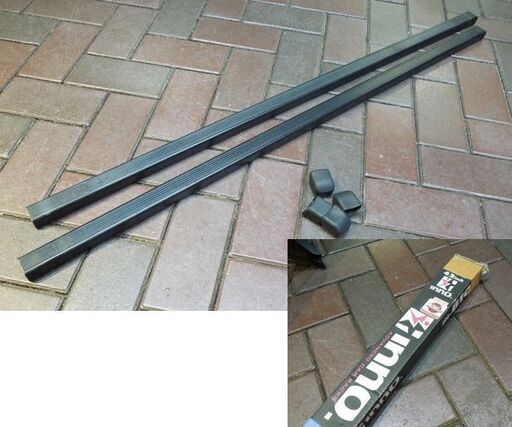 INNO キャリアベース ルーフキャリア 107cm ベーシックバー IN-AD 取付金具セット 札幌市 東区 新道東店