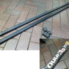 INNO キャリアベース ルーフキャリア 107cm ベーシックバー IN-AD 取付金具セット 札幌市 東区 新道東店の画像
