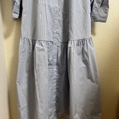 未使用 GU ワンピース Mサイズ ブルーの画像