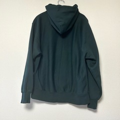 gu メンズ　ヘビーウェイトスウェットパーカ　58 dark green Lサイズの画像