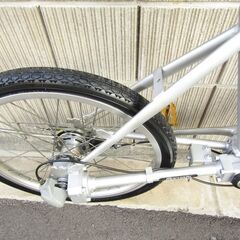 激レア マルイシ シャフトドライブ ミニベロ フォールディングバイク 初期型 ディマンシェ ポルシェ カイエン 仕様 PORSCHE Cayenne MARUISHI 丸石サイクル 折り畳み自転車の画像