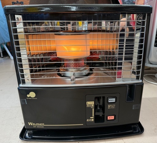 美原店 グリーンウッド 石油ストーブ ポータブルストーブ GKP-MD2404N 2012年製　乾電池