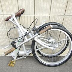 激レア マルイシ シャフトドライブ ミニベロ フォールディングバイク 初期型 ディマンシェ ポルシェ カイエン 仕様 PORSCHE Cayenne MARUISHI 丸石サイクル 折り畳み自転車の画像