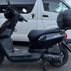 ヤマハJOG   スマホホルダー・大容量リアボックス・Uberバック付き！！ (東北大生おすすめ！)の画像