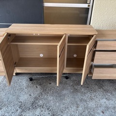 決まりました【美品】テレビボードセットの画像