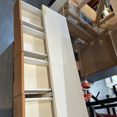 【棚】【ニトリ】【3段ローチェスト】クリーニング済み【管理番号1202】五  の画像