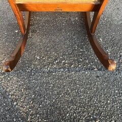 カリモク ロッキングチェア｜レトロ家具｜使用感ありのため格安の画像