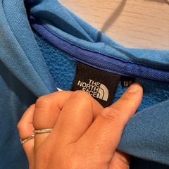 ノースフェイス　裏起毛パーカー　130cmの画像