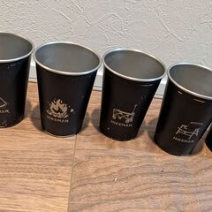 ステンレスコップ5個セットの画像