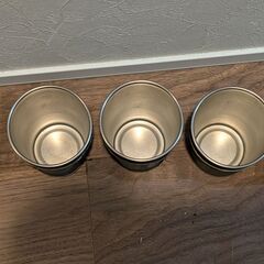 ステンレスコップ5個セットの画像