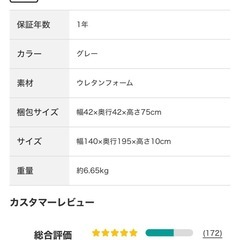 
日本製　ダブル　マットレスの画像