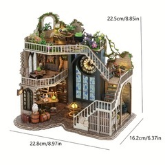 怪しい魔法の家　ゴシックハウス　ドールハウス　ミニチュアハウス　キットの画像