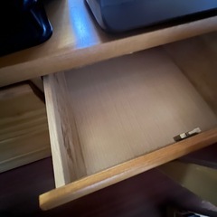 ナチュラル　木製タンスの画像