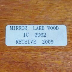 ★朝霞の雑貨屋さん★KOUKISIN★ 米軍払い下げ品＜WOODEN MIRROR　木製鏡A＞アメリカ USED品 ARMYの画像