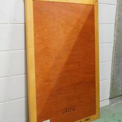 ★朝霞の雑貨屋さん★KOUKISIN★ 米軍払い下げ品＜WOODEN MIRROR　木製鏡A＞アメリカ USED品 ARMYの画像