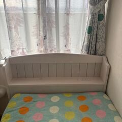 キッズ用ベッド・子供用ベッド（ホワイト・白）の画像