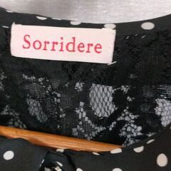 美品　半袖ブラウス　ドット　sorridere　水玉の画像