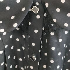 美品　半袖ブラウス　ドット　sorridere　水玉の画像