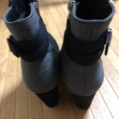 《値下げ》チェックブーツの画像