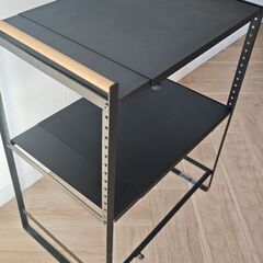 【12/20迄】山善 YAMAZEN レンジ上ラック 棚2段 DRR-732の画像