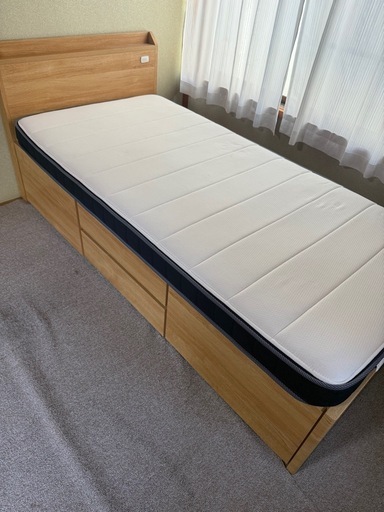 シングルベッド　マットレスセット