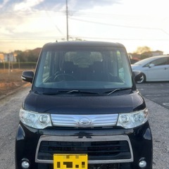 ダイハツ タント カスタム RS ターボ ✨ 平成22年式 / 走行距離 12万km / ブラック / 車検なしの画像