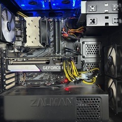 i7 8700K 6c12th 16GB RTX3070 8GB SSD 500GB ゲーミングPC ZALMAN の画像