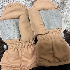 雪遊び用ミトン型手袋☃の画像