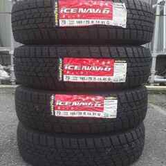 ■新品■16570R14・スタッドレスタイヤ・４本・GOODYEAR・グットイヤー・アイスナビ６■中古アルミホイール付き■の画像