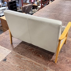 A1830🌟激安‼️レーザー2人掛けソファ🌟の画像