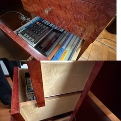 大塚家具　木材事務所机の画像