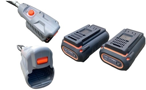 ○動作品■KOSHIN 工進 充電式草刈機 36V 純正バッテリー2個付き バッテリー工具 コードレス SBC-3650B 中古品■ジモティ姫路