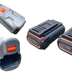 ○動作品■KOSHIN 工進 充電式草刈機 36V 純正バッテリー2個付き バッテリー工具 コードレス SBC-3650B 中古品■ジモティ姫路の画像