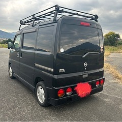 【再出品】乗って帰れる検R8/7・人気の黒・ハイルーフ・ルーフキャリア・フルエアロ】 クリッパーリオの画像